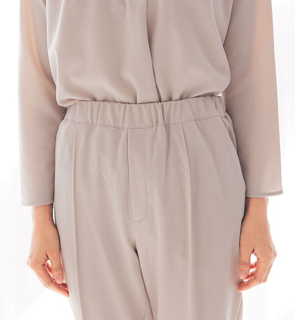 abahouse mavie「カットジョーゼットイージーテーパードパンツ」|その他|