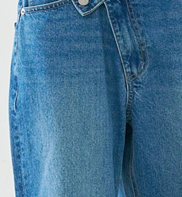 abahouse mavie「クロスウエストワイドデニム」|デニム|