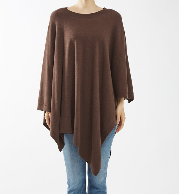 The Store by C' 「【COCUCA】カシミヤドレープニットポンチョ」|ニット・セーター|