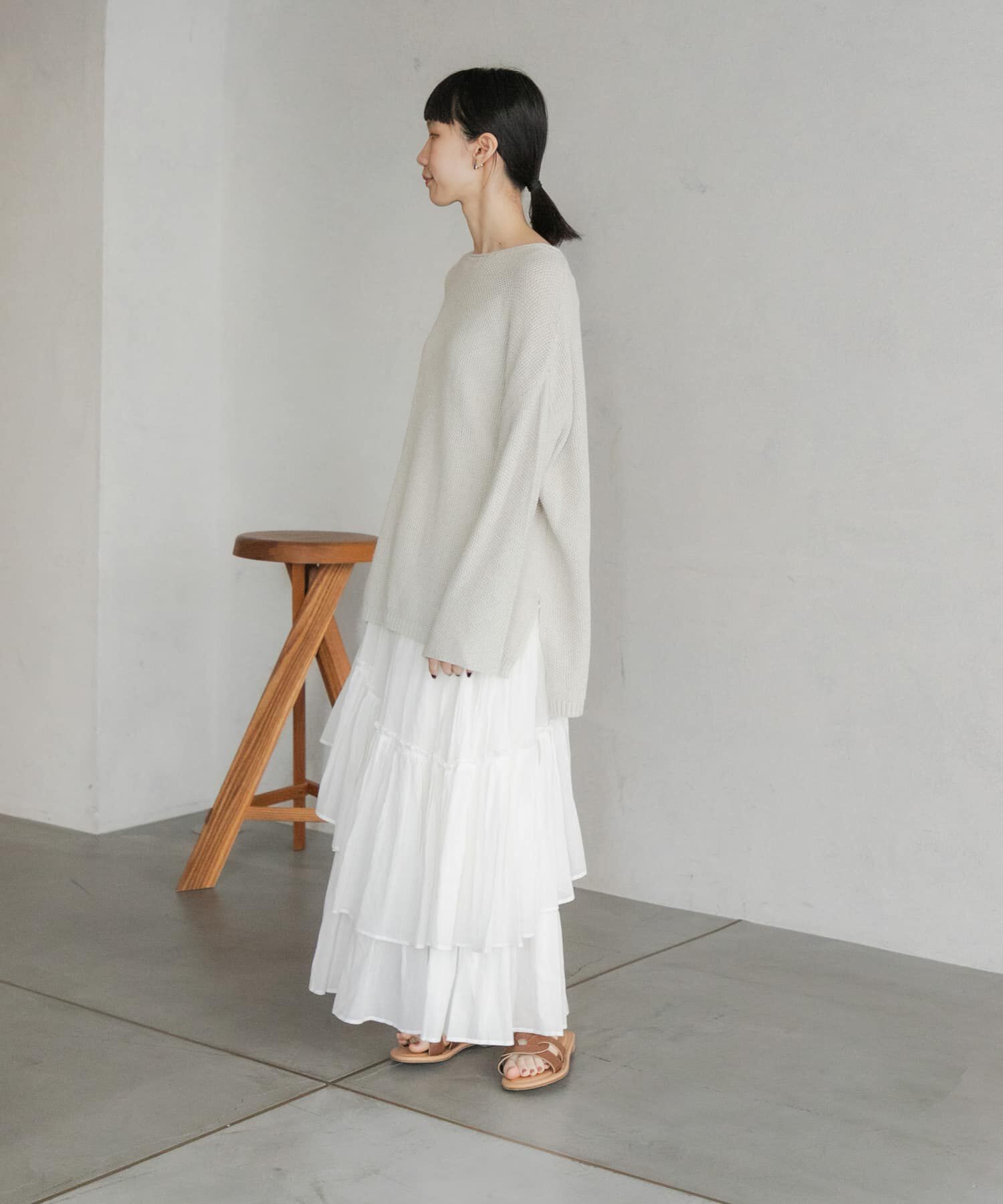 URBAN RESEARCH DOORS「ランダムティアードスカート」|スカート|