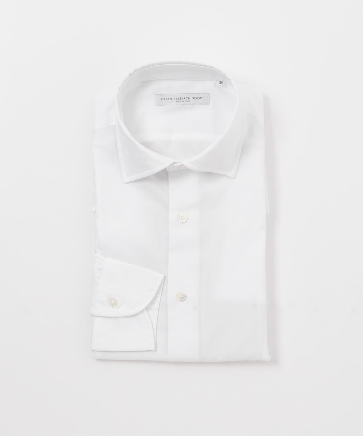 URBAN RESEARCH DOORS「LIFE STYLE TAILOR　セミワイドツイルシャツ」|シャツ・ブラウス|ホワイト