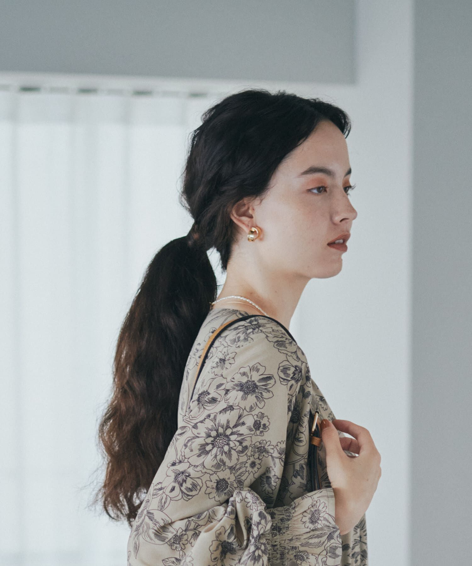 SMELLY「ツインラインメタルイヤリング」|イヤリング|