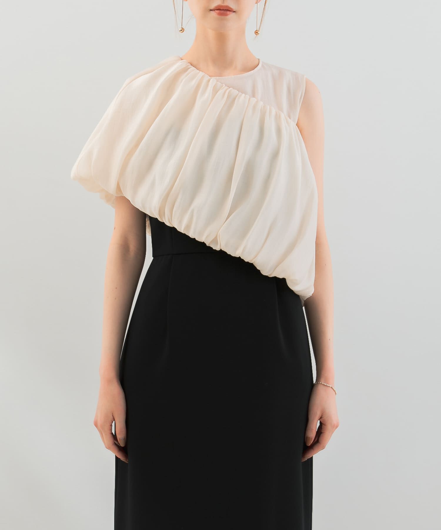 URBAN RESEARCH ROSSO「マルチWAYシアーオフショルドレス」|ワンピース|