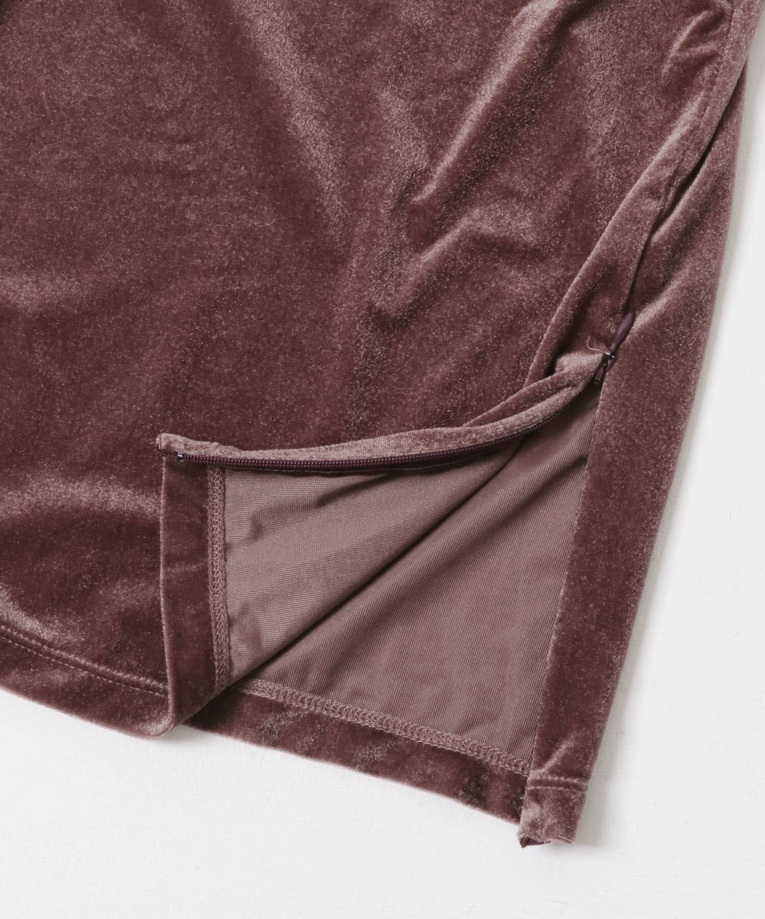 URBAN RESEARCH ROSSO「シアーストレッチベロアカットソー」|Tシャツ・カットソー|