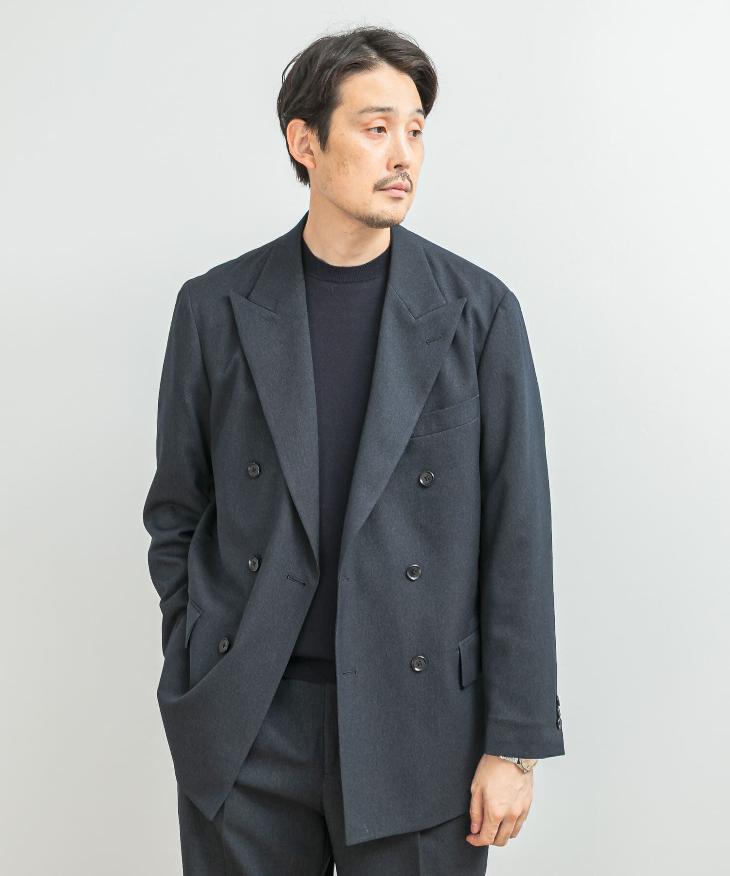 URBAN RESEARCH DOORS「LIFE STYLE TAILOR　ピンヘッドツイルストレッチWジャケット」|その他|