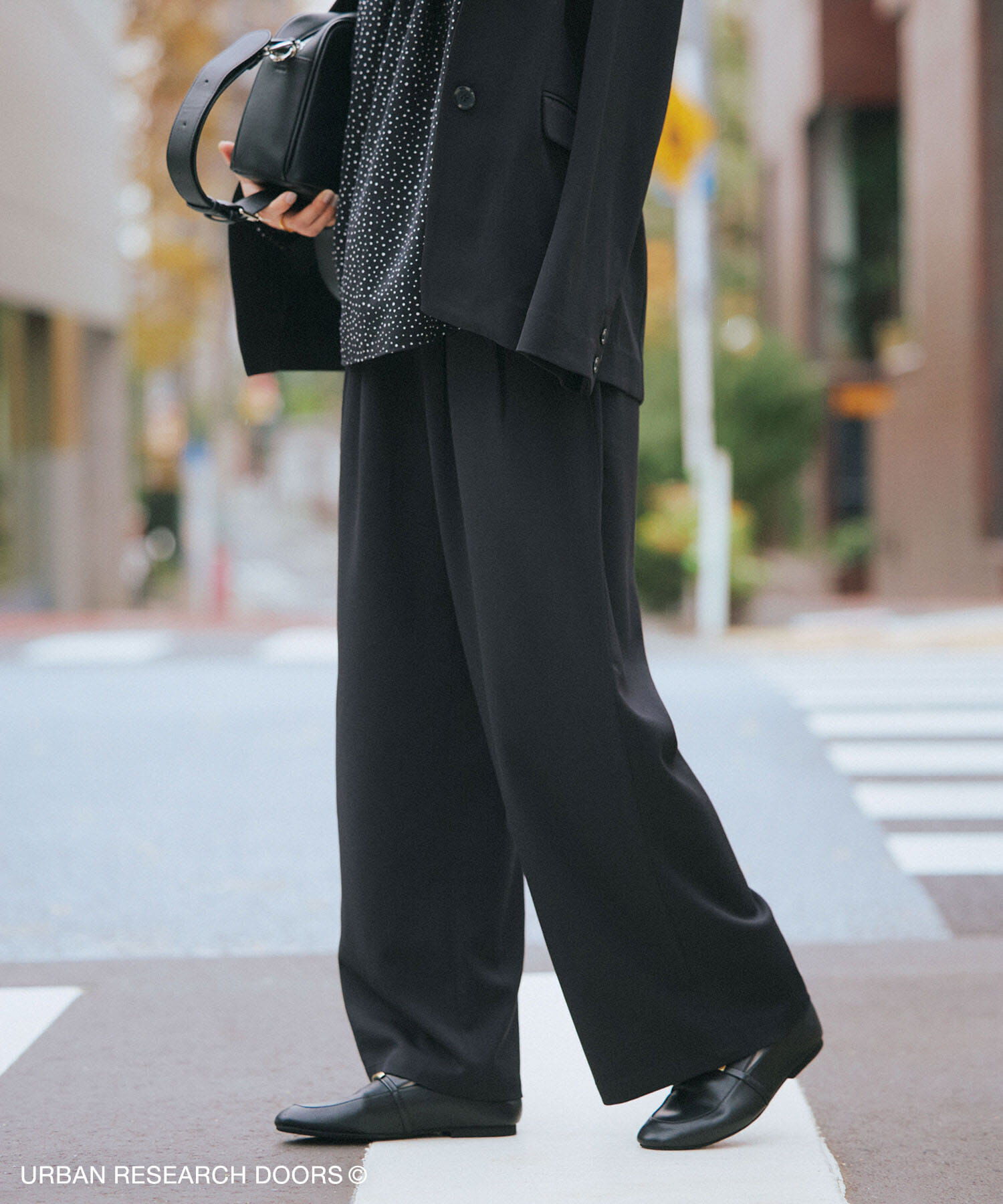 URBAN RESEARCH DOORS「『仁村紗和さん着用』『UR TECH』完声タックギャザーワイドパンツ」|その他|