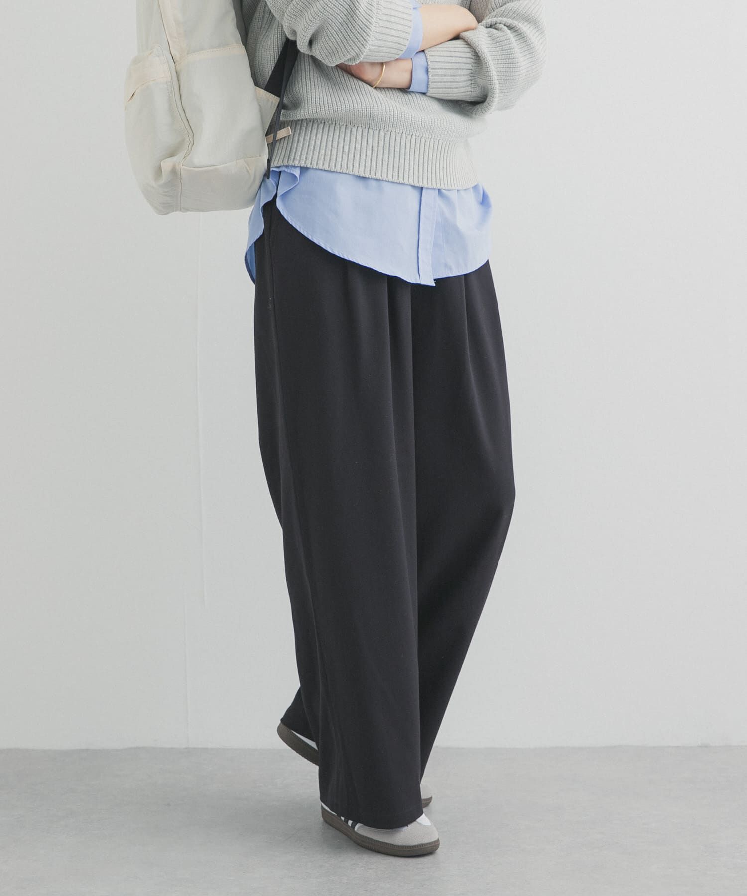 URBAN RESEARCH DOORS「『仁村紗和さん着用』『UR TECH』完声タックギャザーワイドパンツ」|その他|