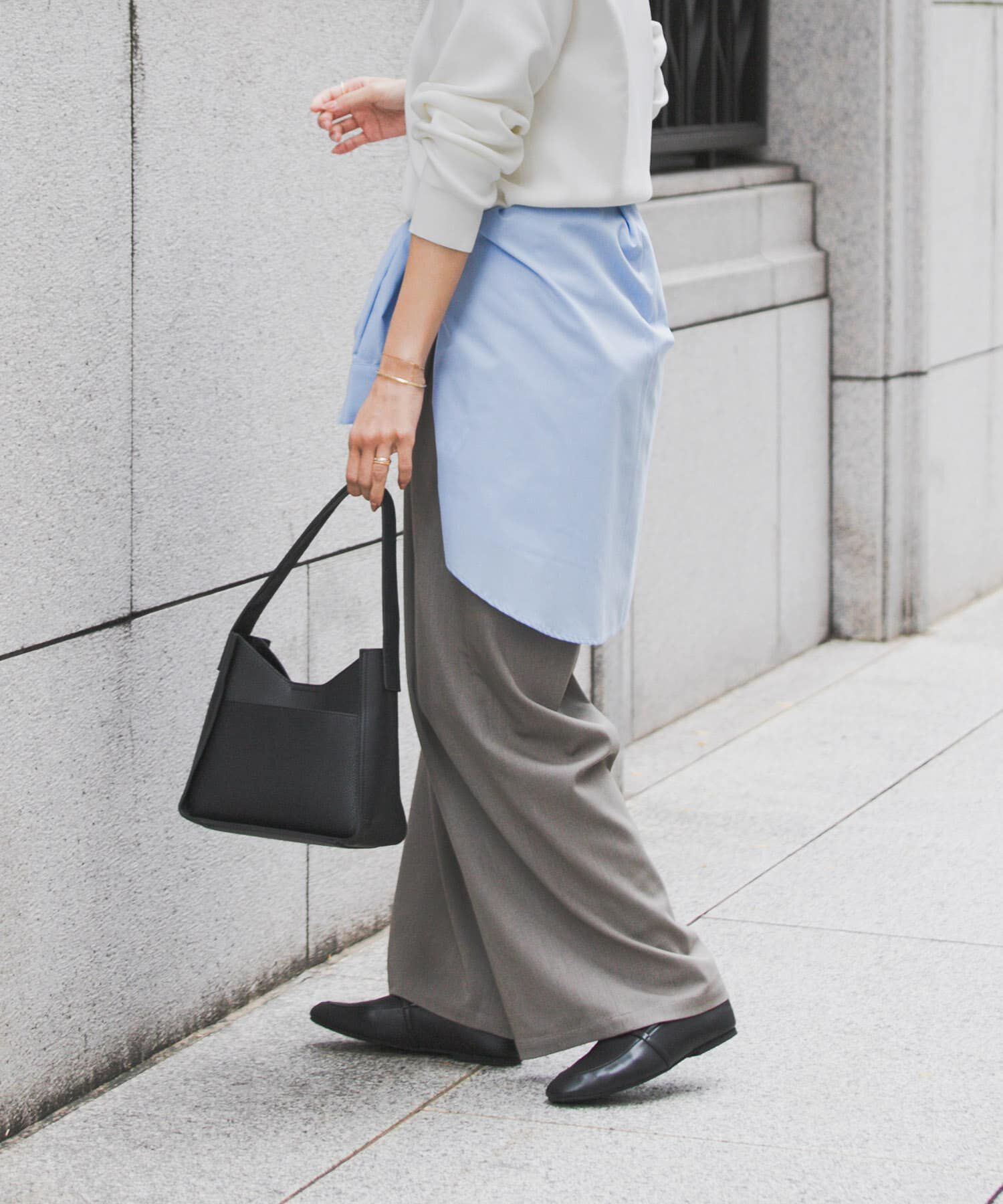 URBAN RESEARCH DOORS「『仁村紗和さん着用』『UR TECH』完声タックギャザーワイドパンツ」|その他|