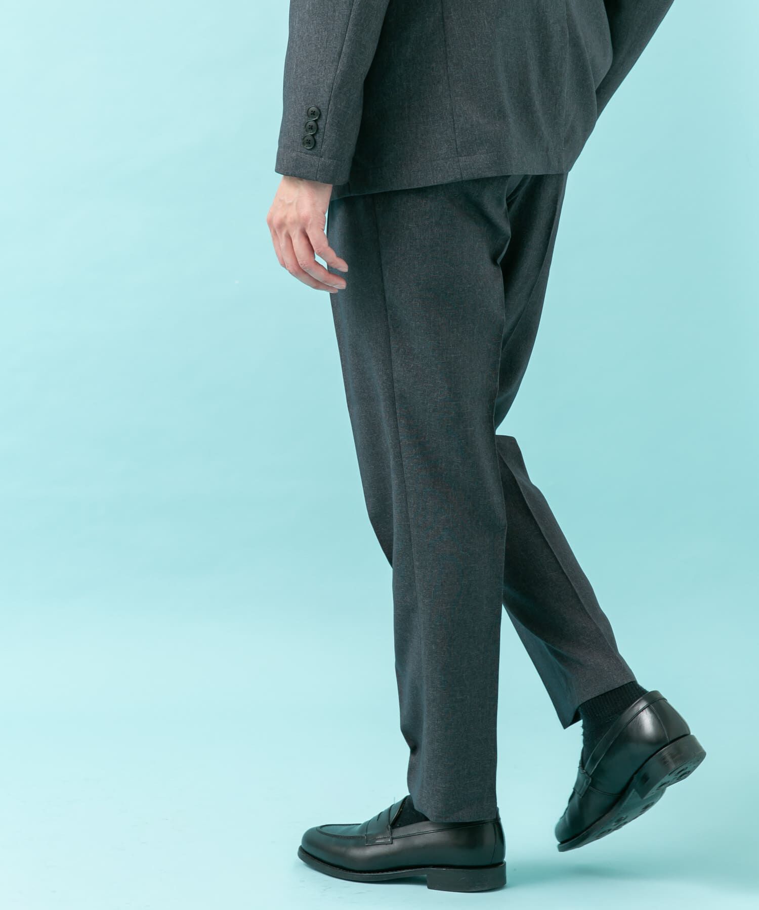 URBAN RESEARCH DOORS「LIFE STYLE TAILOR　メランジストレッチパンツ」|スラックス|