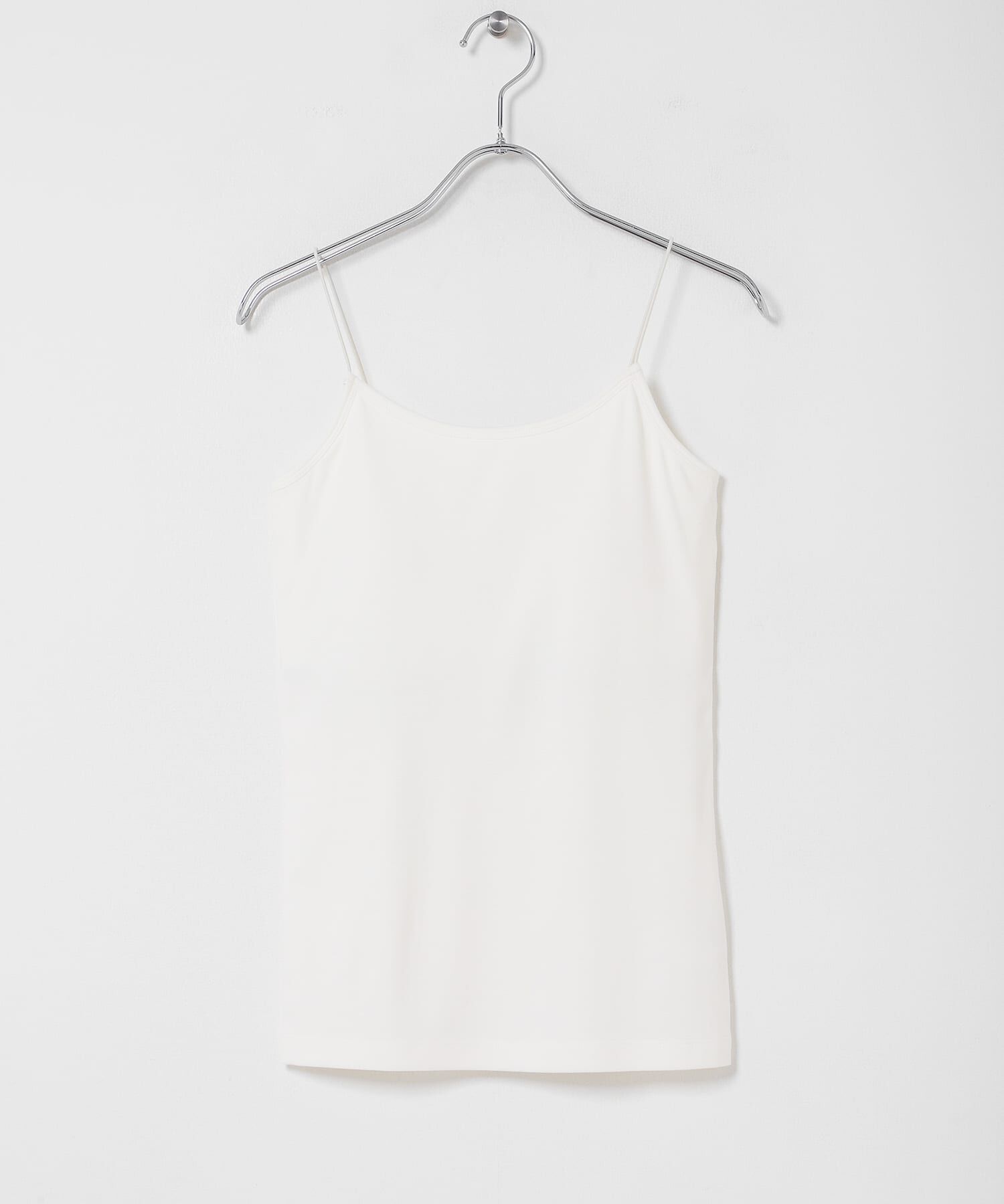  「スパゲティストラップカップ付きキャミ」|キャミソール|