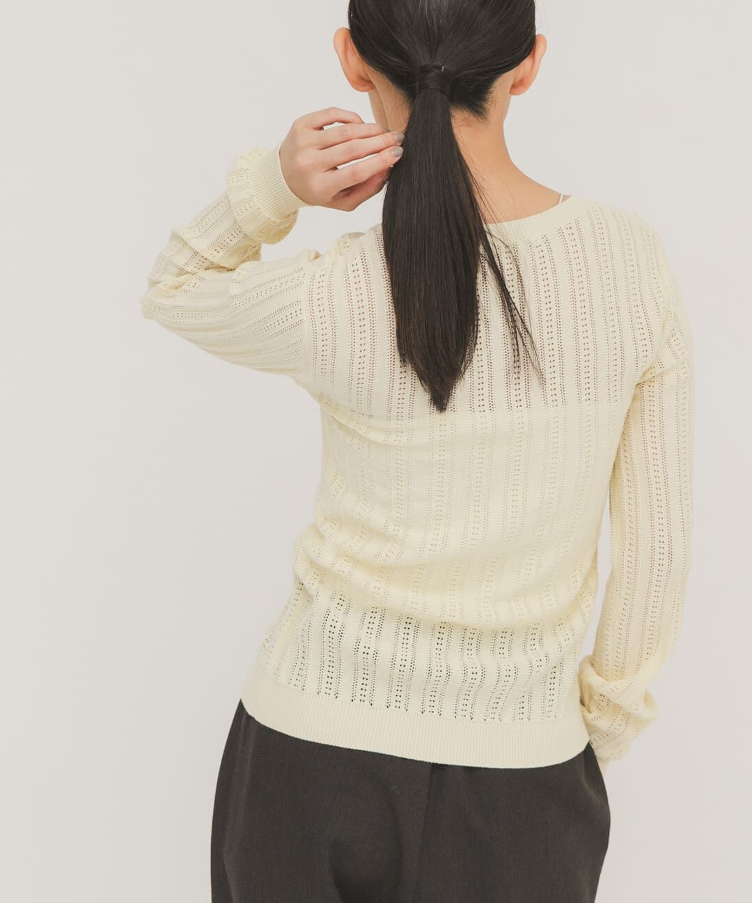  「ダブルフロントニット」|ニット・セーター|