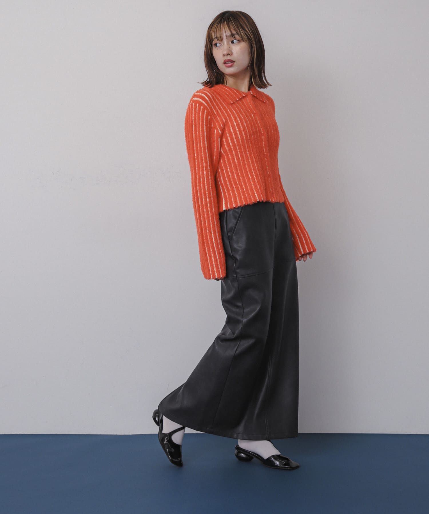 SENSE OF PLACE by URBAN RESEARCH「ヴィンテージレザーライクペンシルスカート」|スカート|