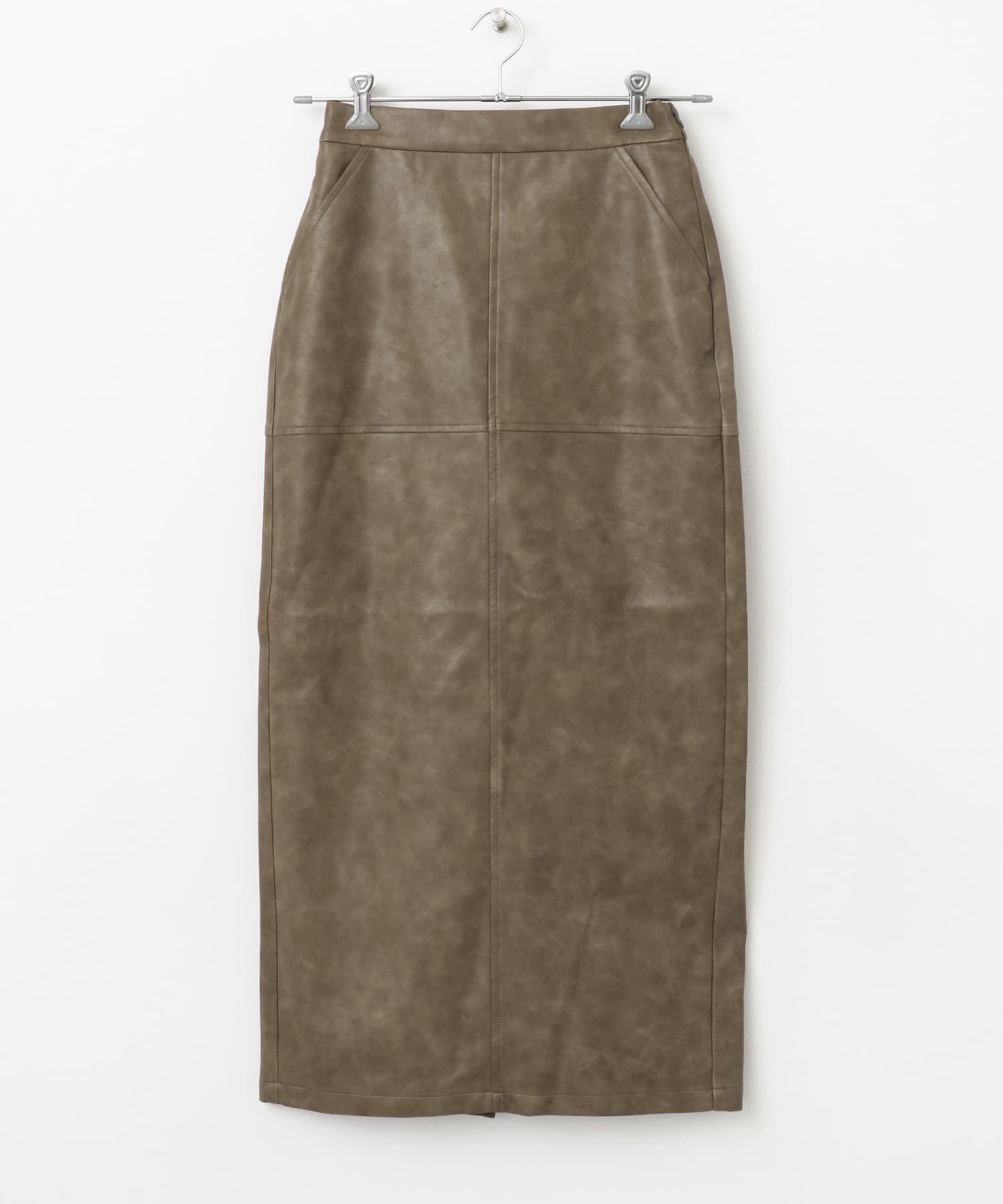 SENSE OF PLACE by URBAN RESEARCH「ヴィンテージレザーライクペンシルスカート」|スカート|