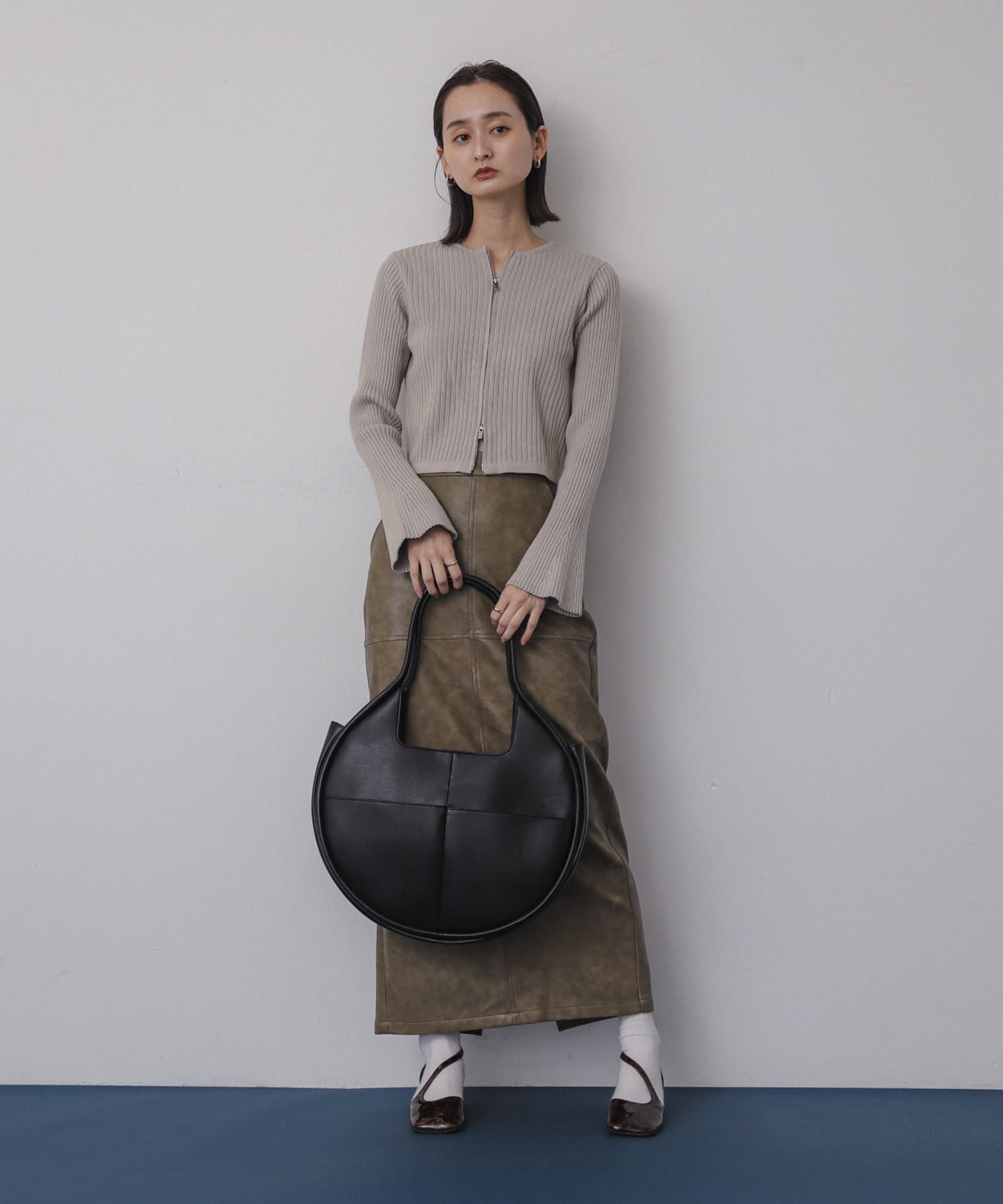 SENSE OF PLACE by URBAN RESEARCH「ヴィンテージレザーライクペンシルスカート」|スカート|