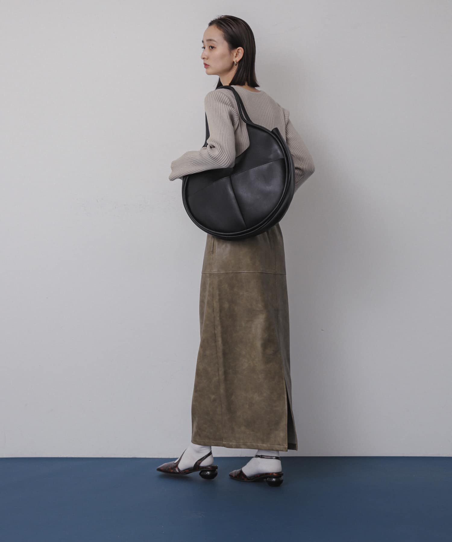 SENSE OF PLACE by URBAN RESEARCH「ヴィンテージレザーライクペンシルスカート」|スカート|