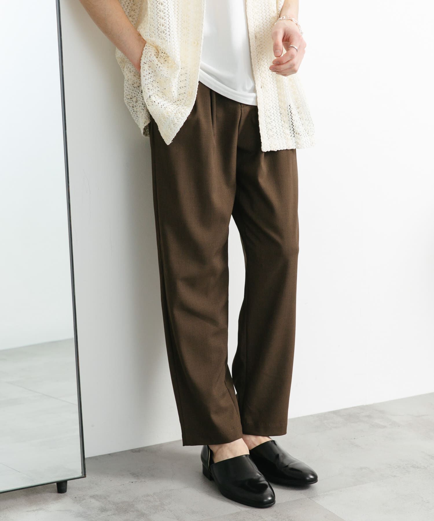 SENSE OF PLACE by URBAN RESEARCH「ダブルタックテーパードパンツ」|その他|