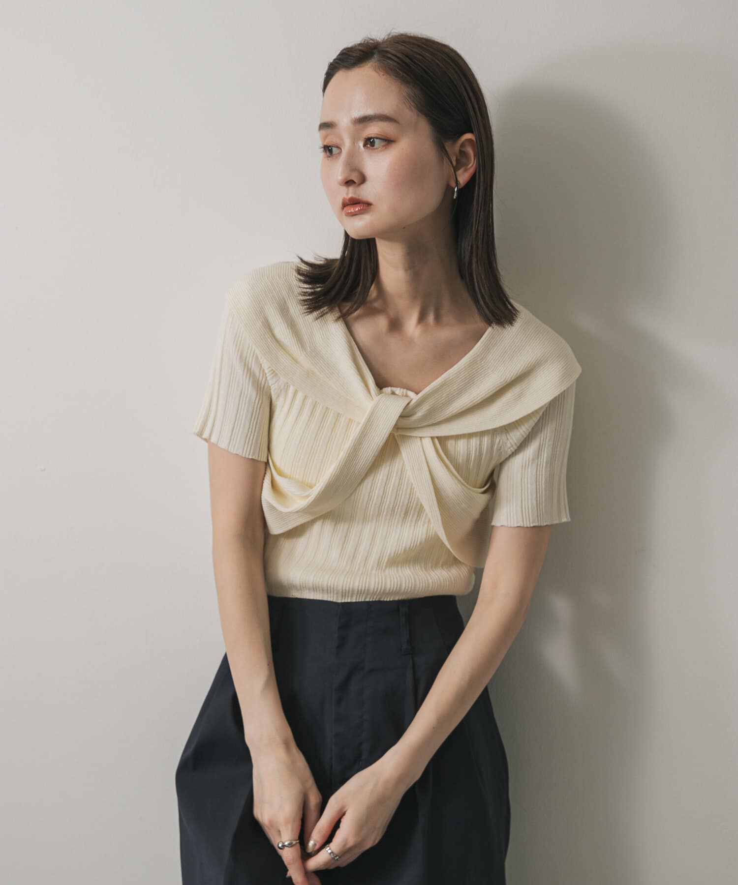 SENSE OF PLACE by URBAN RESEARCH「ツイストランダムリブセーター」|ニット・セーター|