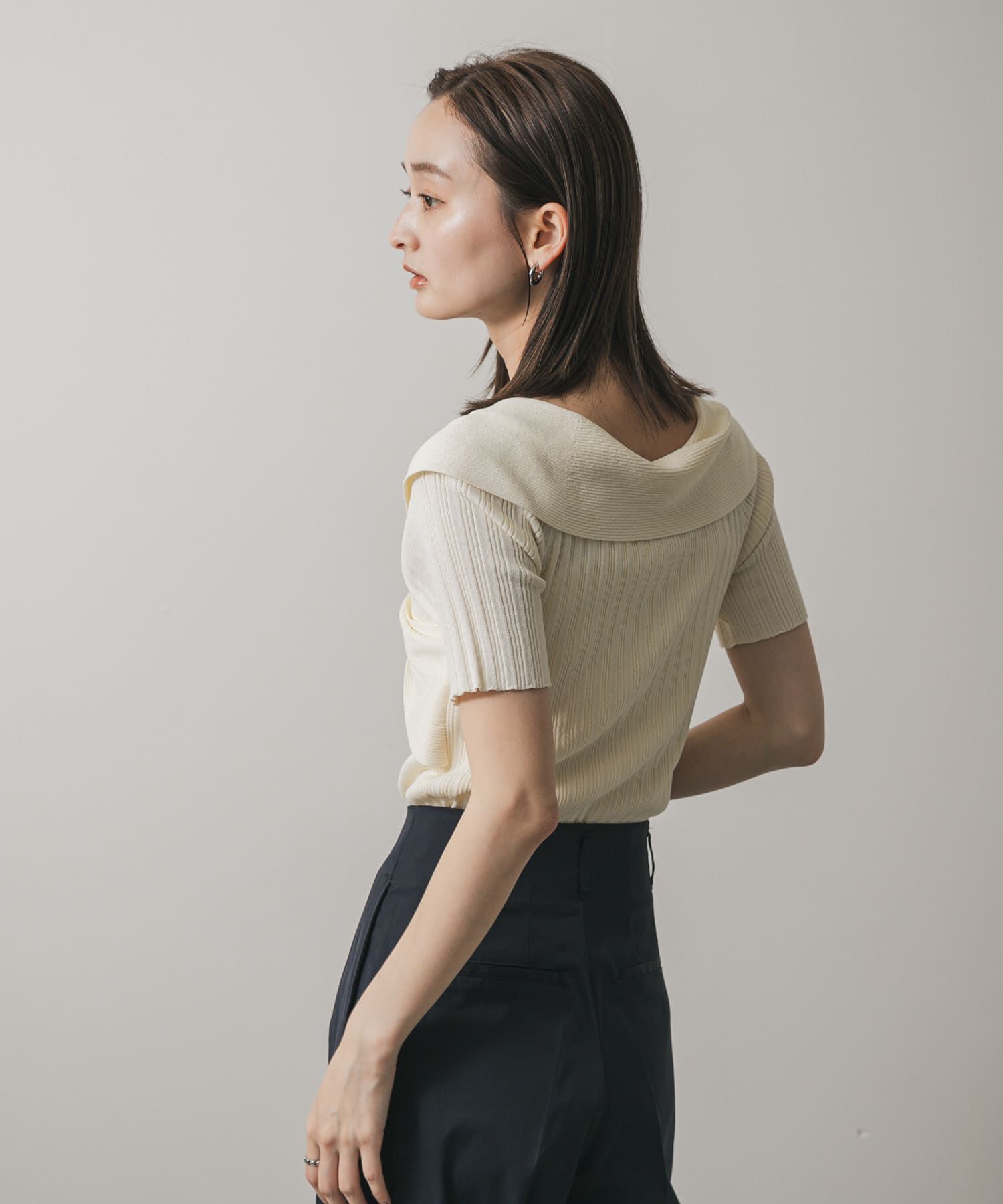 SENSE OF PLACE by URBAN RESEARCH「ツイストランダムリブセーター」|ニット・セーター|