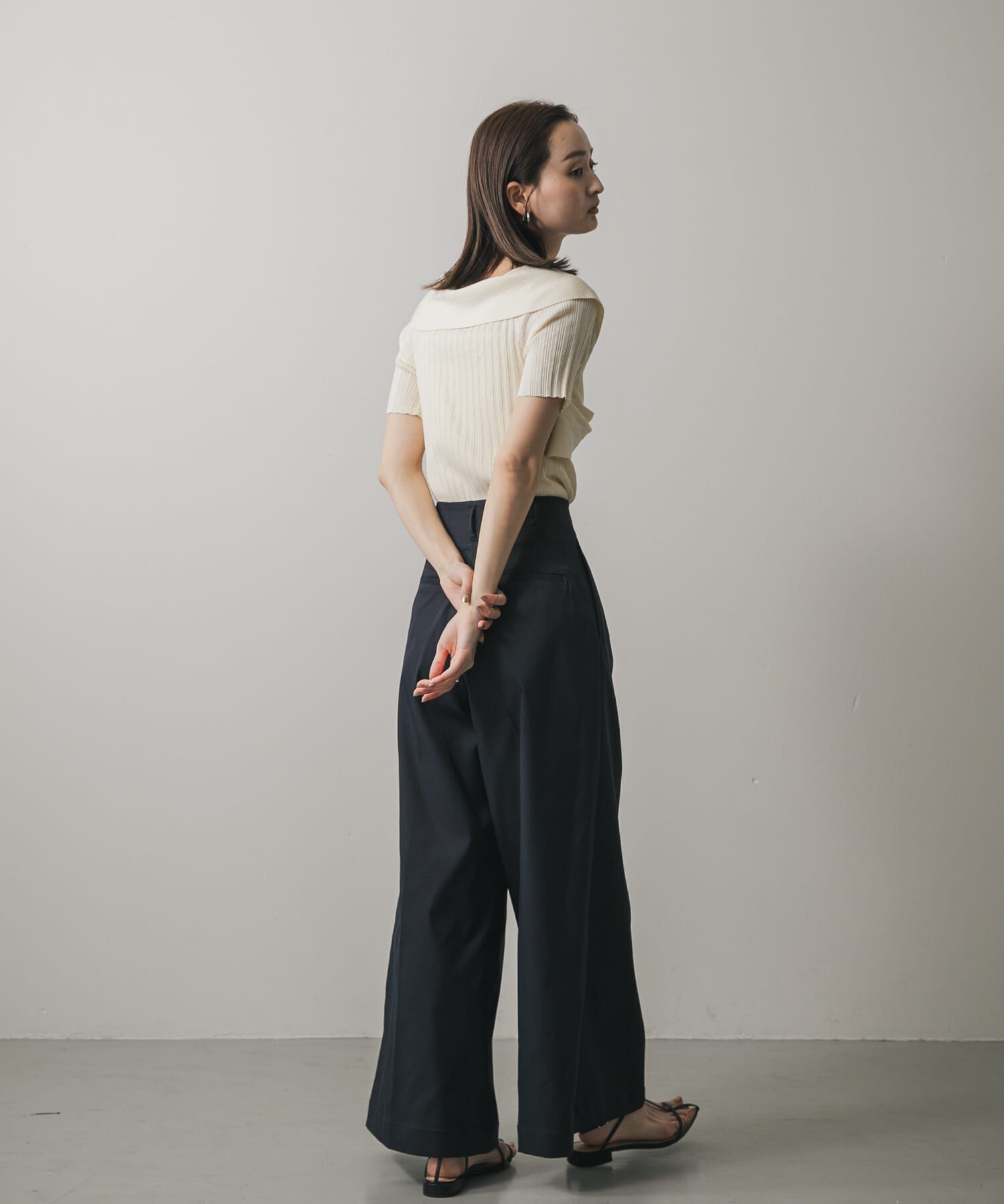 SENSE OF PLACE by URBAN RESEARCH「ツイストランダムリブセーター」|ニット・セーター|