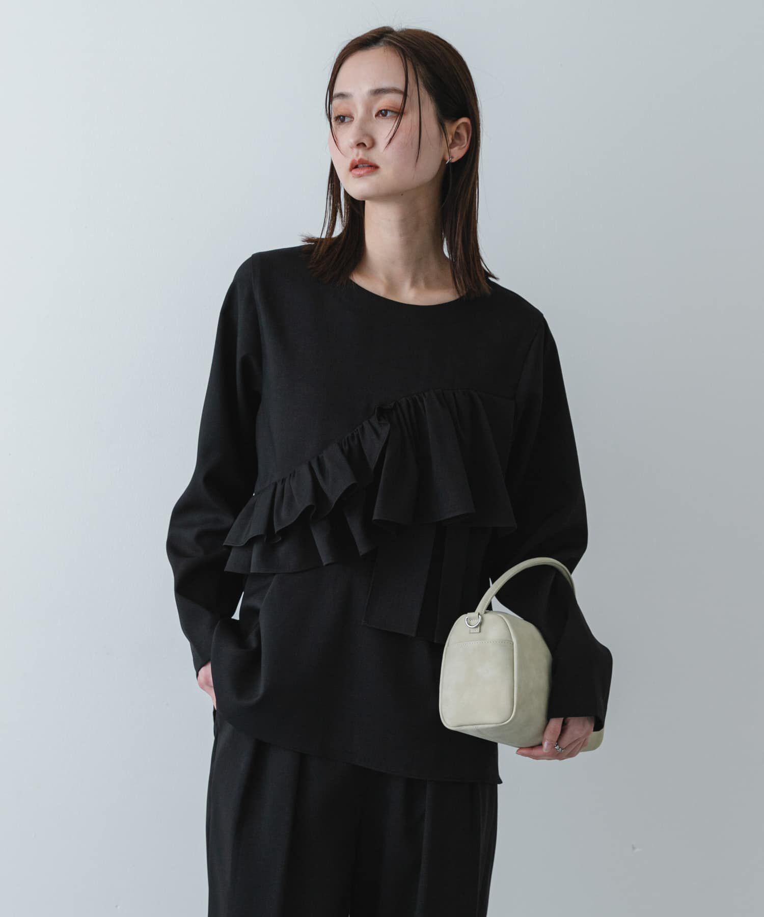 SENSE OF PLACE by URBAN RESEARCH「フリルトップパンツセットアップ」|ワンピース|