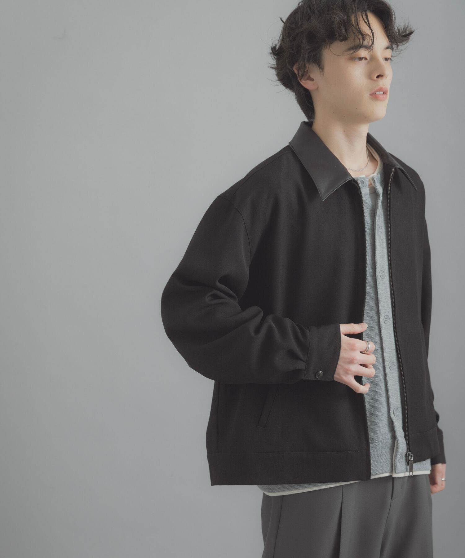 SENSE OF PLACE by URBAN RESEARCH「FLカラージップブルゾン」|ブルゾン・スタジャン|