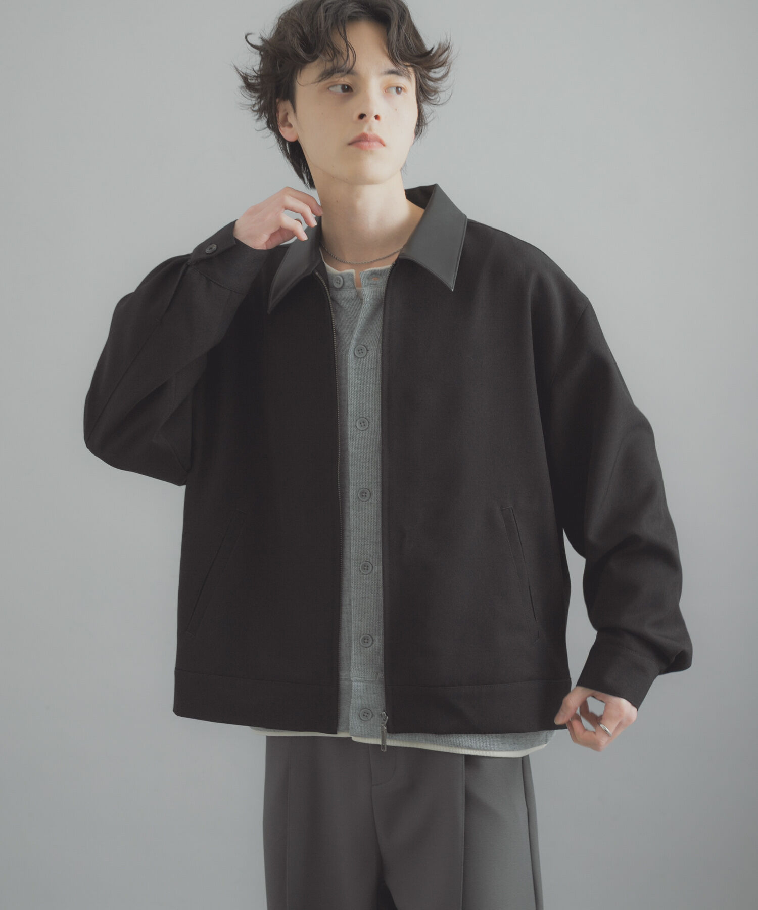 SENSE OF PLACE by URBAN RESEARCH「FLカラージップブルゾン」|ブルゾン・スタジャン|