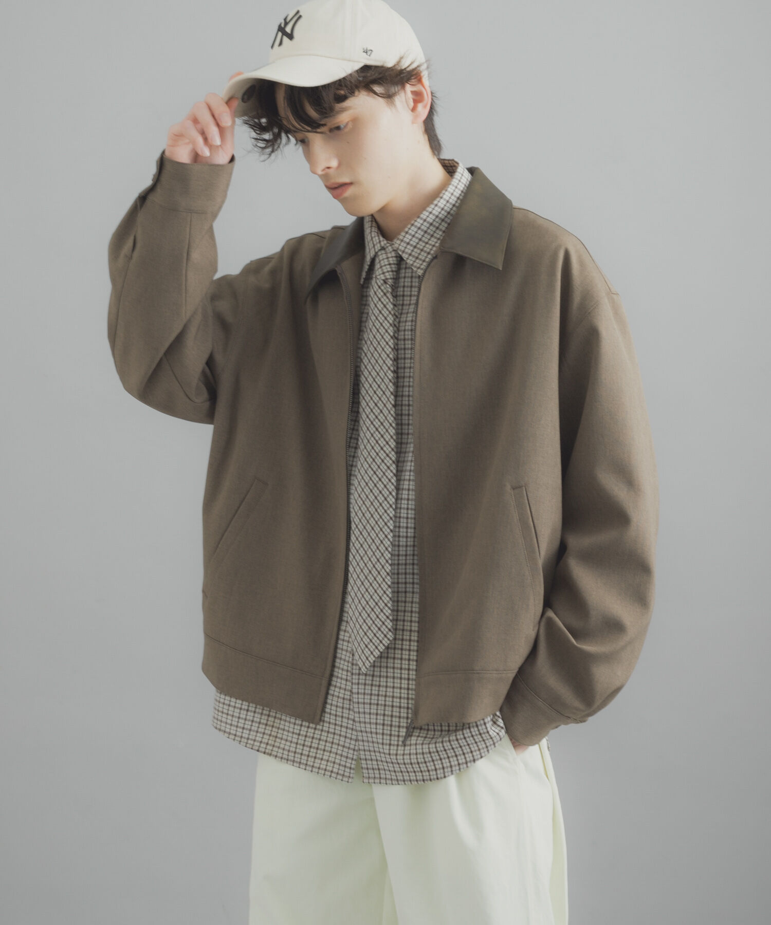 SENSE OF PLACE by URBAN RESEARCH「FLカラージップブルゾン」|ブルゾン・スタジャン|