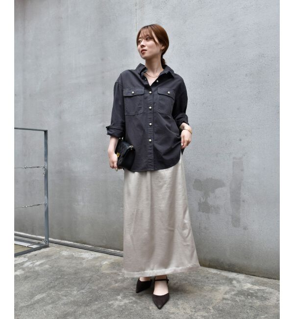  「《手洗い可能》シャイニーナロースカート」|スカート|