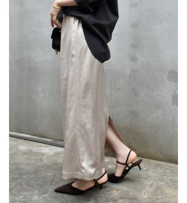  「《手洗い可能》シャイニーナロースカート」|スカート|