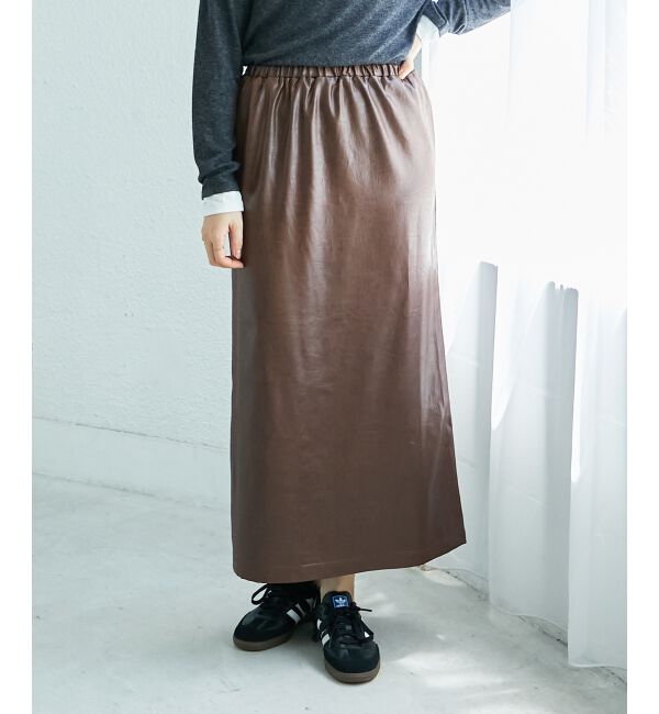  「《手洗い可能》シャイニーナロースカート」|スカート|