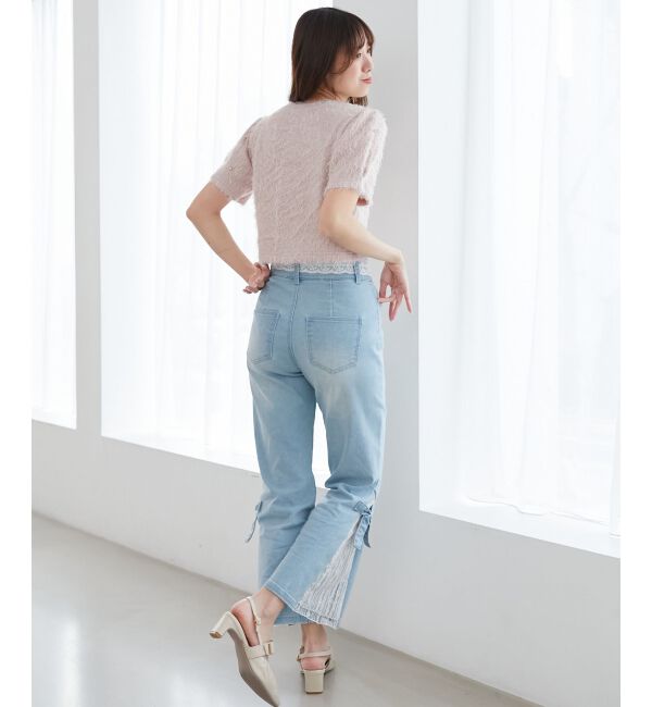  「☆ふわふわビジュートップス」|Tシャツ・カットソー|