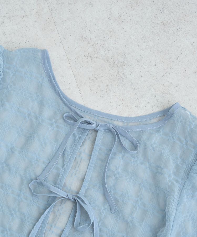 earth music&ecology「【WEB限定】シアーパフチュニック」|チュニック|