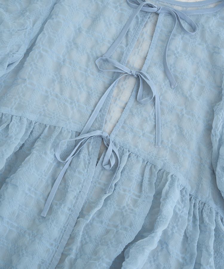 earth music&ecology「【WEB限定】シアーパフチュニック」|チュニック|