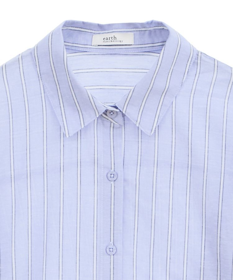 earth music&ecology「綿麻混ベーシックシャツ」|シャツ・ブラウス|