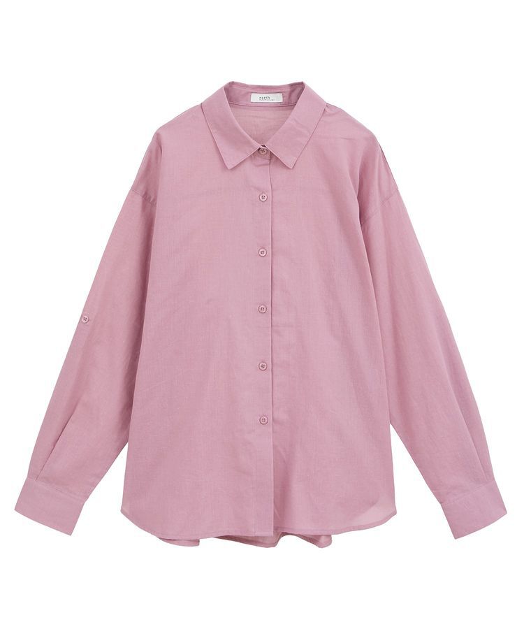earth music&ecology「綿麻混ベーシックシャツ」|シャツ・ブラウス|