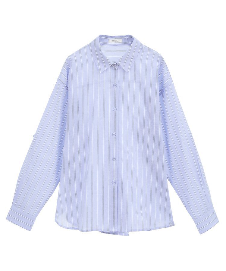 earth music&ecology「綿麻混ベーシックシャツ」|シャツ・ブラウス|