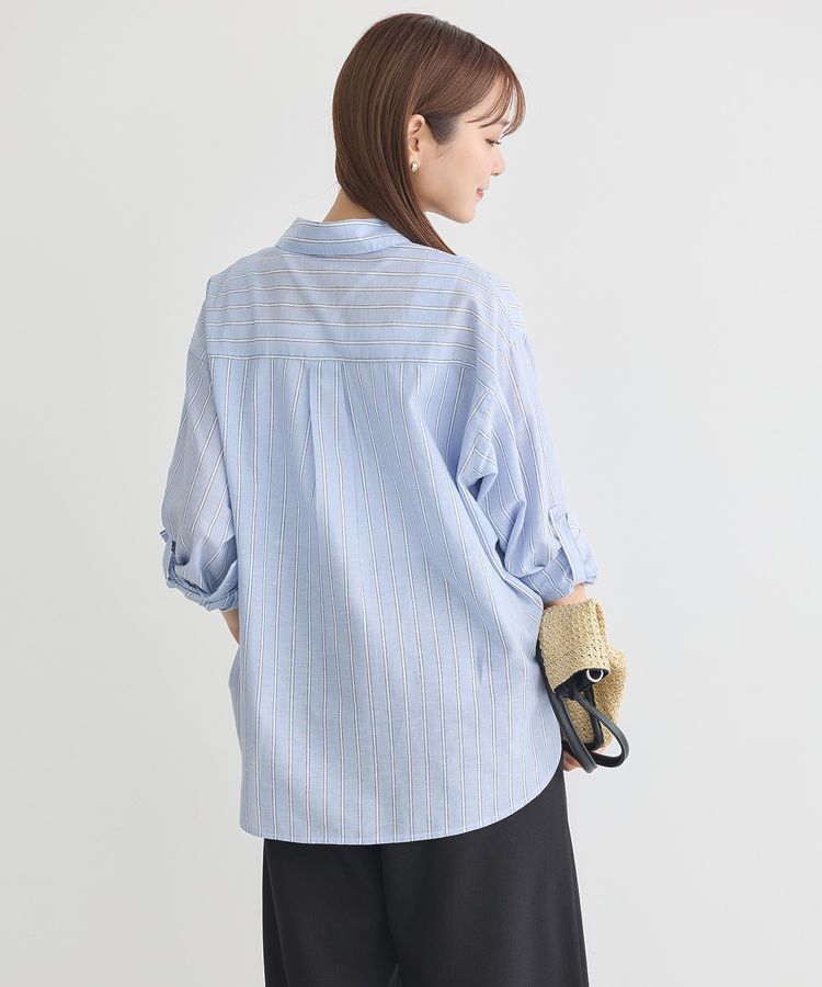 earth music&ecology「綿麻混ベーシックシャツ」|シャツ・ブラウス|