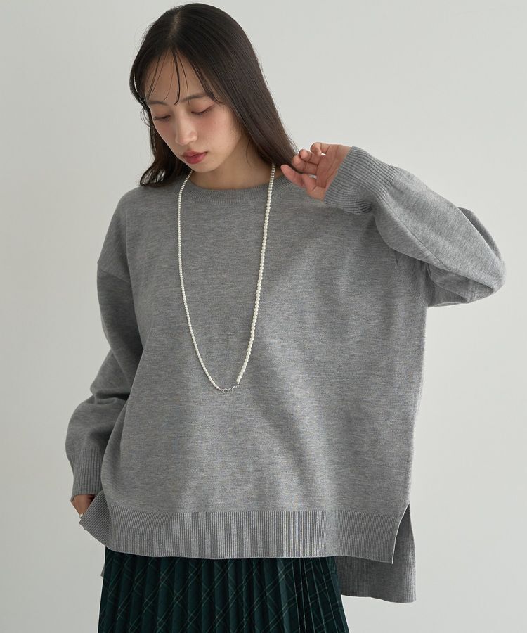 earth music&ecology「レンチング(TM)エコヴェロ(TM)(チュニック)」|チュニック|Gray Mixture