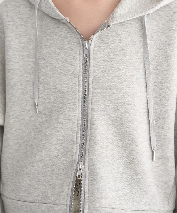 earth music&ecology「エアもちフーディブルゾン」|スウェット・ジャージ|