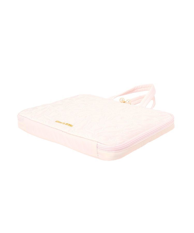 Maison de FLEUR「【PCスタンド内蔵】リボン柄キルティングPCケース」|その他|