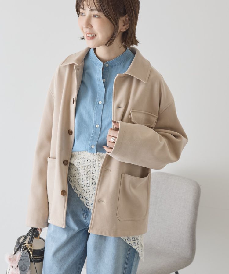 AMERICAN HOLIC「スエードライクジャケット」|テーラードジャケット|