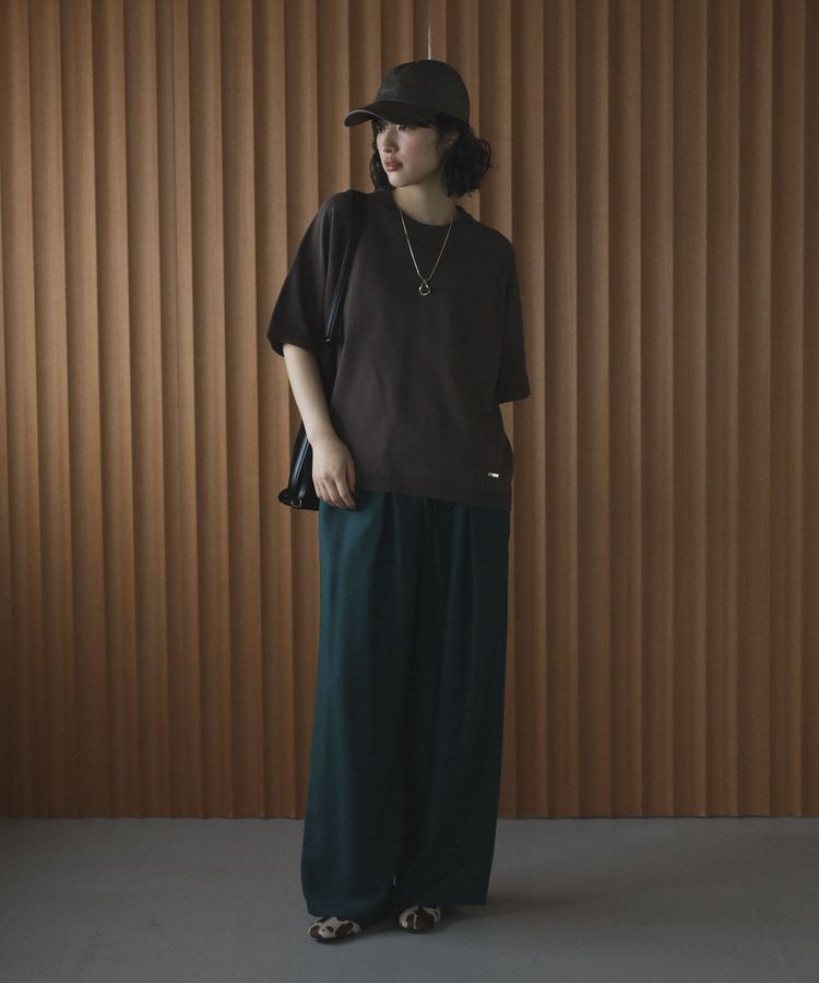 Green Parks「トレーナー風ニットプルオーバー」|ニット・セーター|