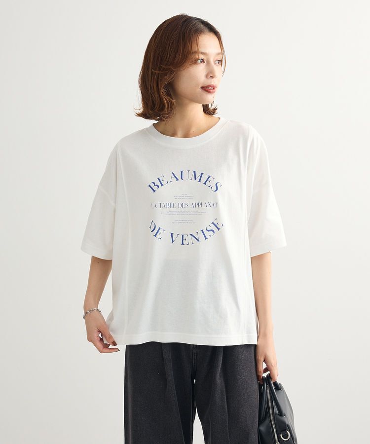 Green Parks「アソートロゴ切替Tシャツ」|Tシャツ・カットソー|Off White
