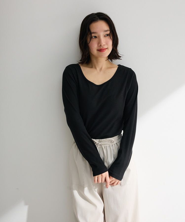 Green Parks「バレエネックリブインナー」|インナー|