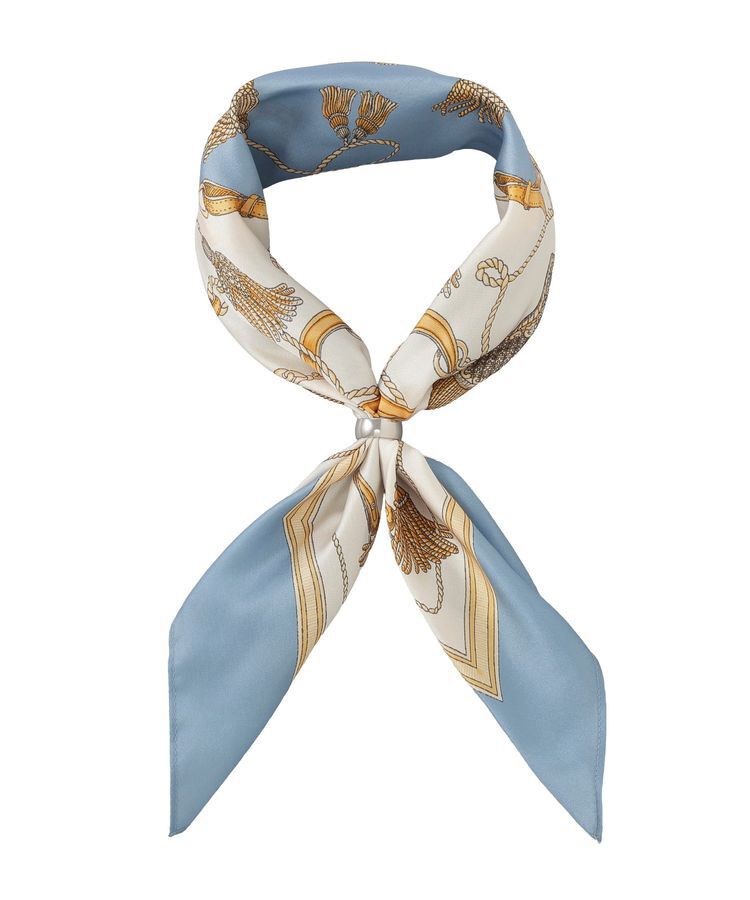 Green Parks「リングSETタッセル柄スカーフ」|バンダナ・スカーフ|