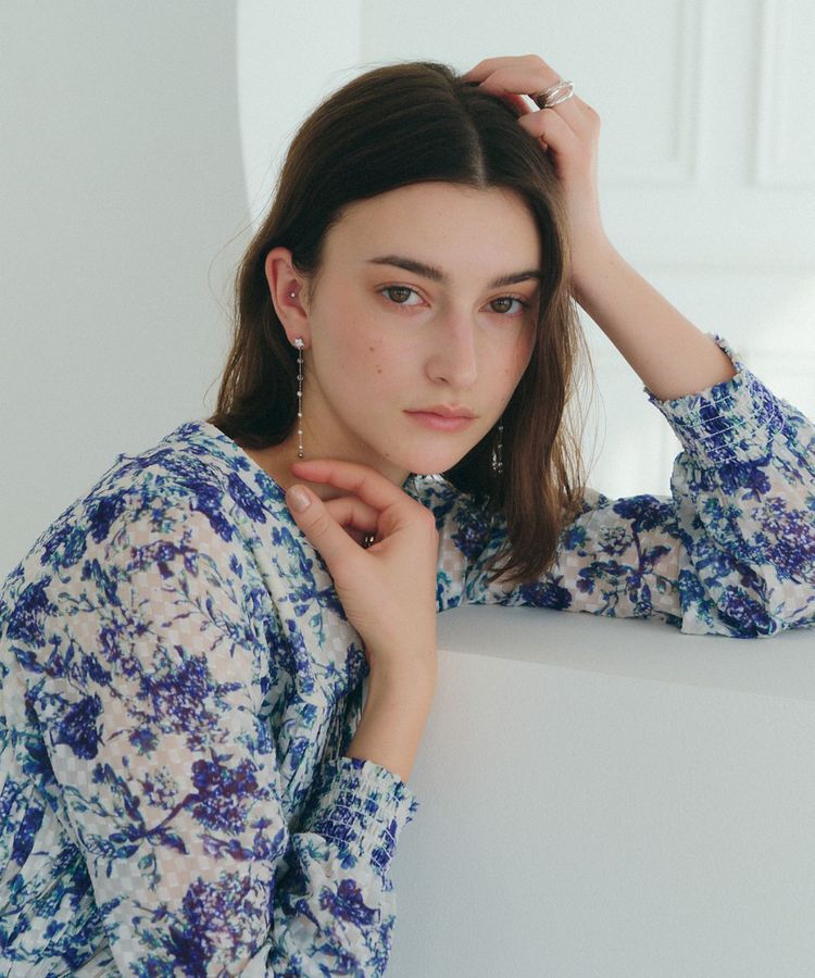 YECCA VECCA「2wayパールキャッチスターピアス」|ピアス|