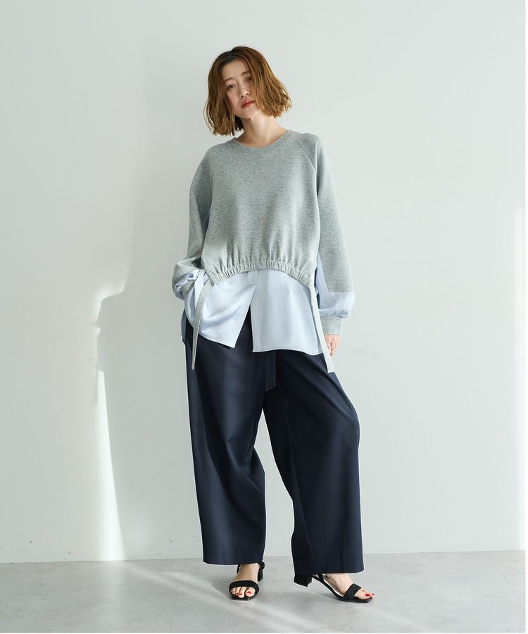 YECCA VECCA「ベルト付きカーヴィーパンツ」|その他|