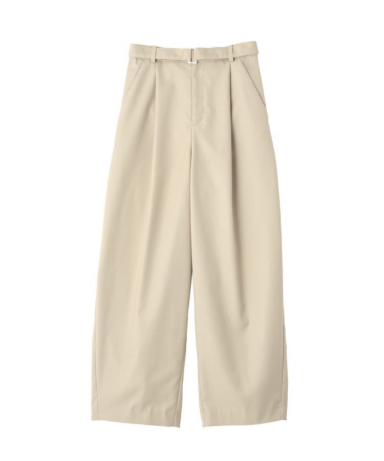 YECCA VECCA「ベルト付きカーヴィーパンツ」|その他|