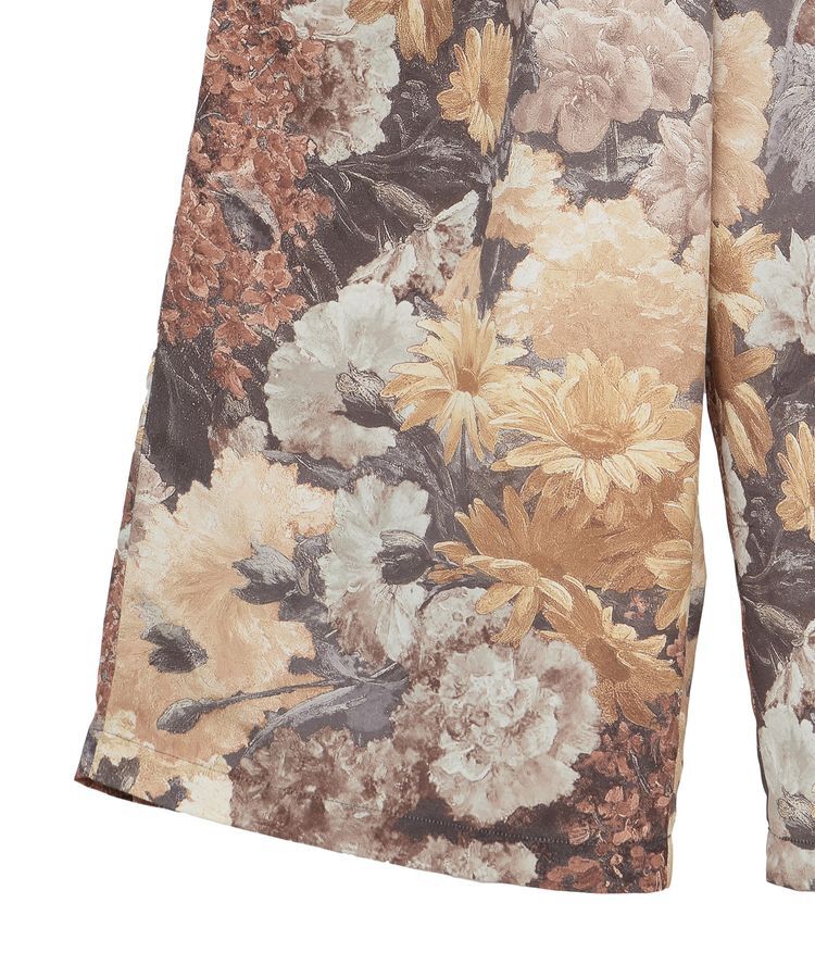 GARAGE OF GOOD CLOTHING「【日本製】ダークフラワープリントドロストワイドパンツ」|その他|