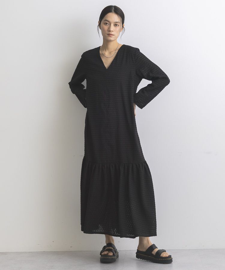 GARAGE OF GOOD CLOTHING「【TORRAZZO DONNA】Sheer JQ Dress」|ワンピース|